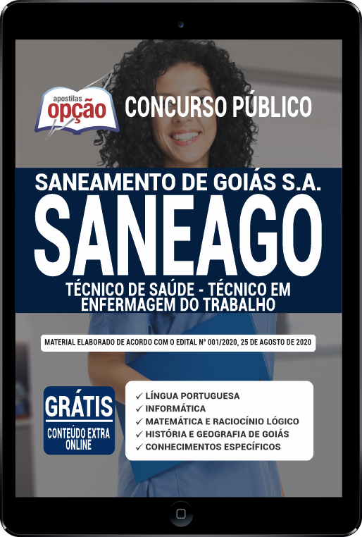 Apostila SANEAGO PDF - Técnico de Saúde - Téc Enf do Trabalho