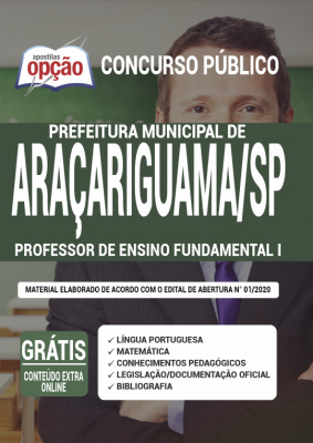 Apostila Prefeitura de Araçariguama - SP - Professor de Ensino Fundamental I