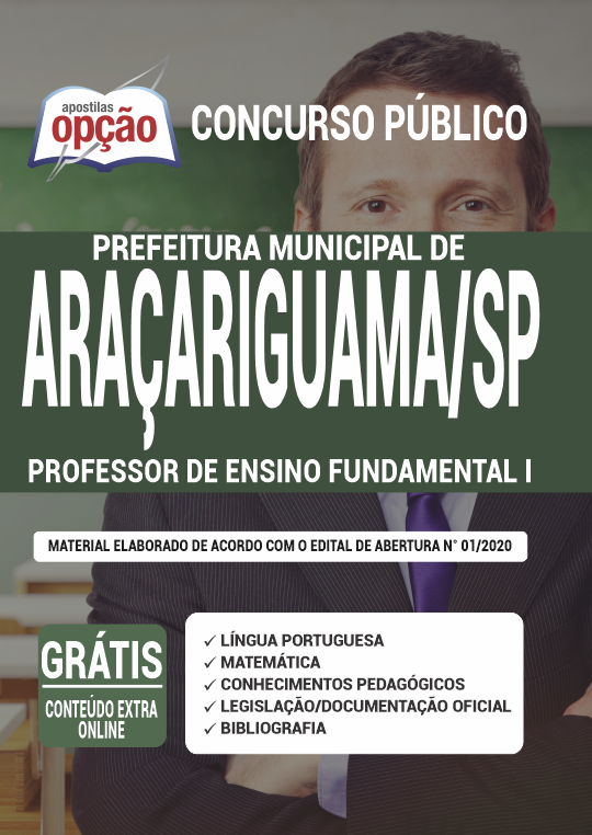 Apostila Prefeitura  de Araçariguama - SP - Professor Fundamental I