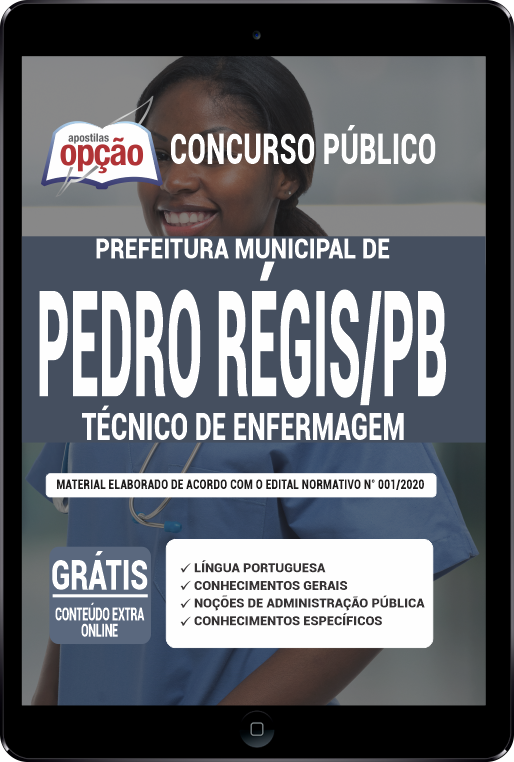 Apostila Prefeitura de Pedro Régis PB PDF - Técnico de Enfermagem