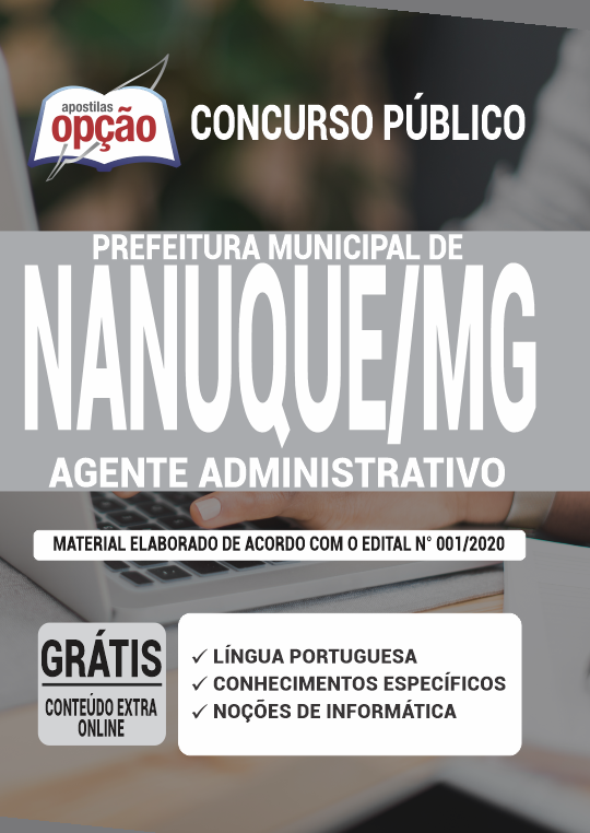 Apostila Prefeitura de Nanuque - MG - Agente Administrativo