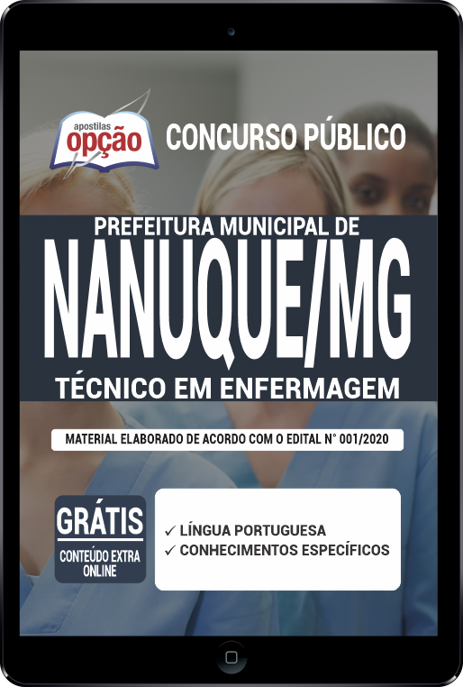 Apostila Prefeitura de Nanuque - MG PDF - Técnico em Enfermagem