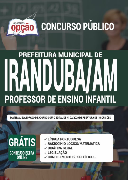 Apostila Prefeitura de Iranduba AM - Professor de Ensino Infantil