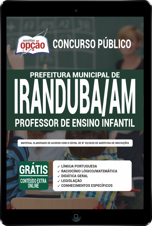 Apostila Prefeitura  de Iranduba AM PDF - Professor de Ensino Infantil