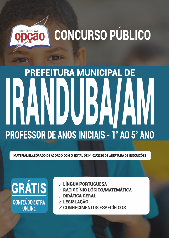 Apostila Prefeitura de Iranduba AM - Professor de Anos Iniciais