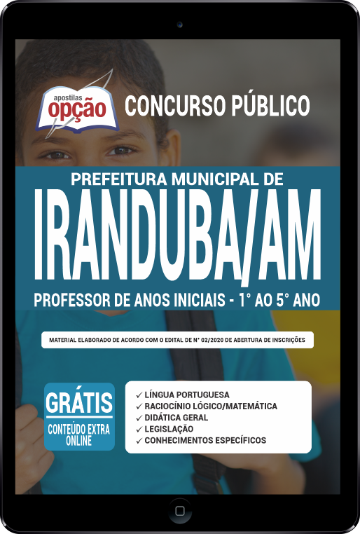 Apostila Prefeitura de Iranduba AM PDF Professor de Anos Iniciais