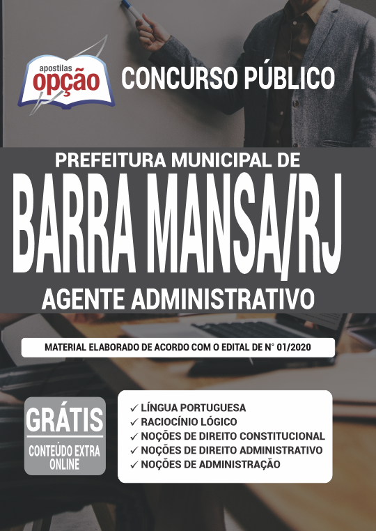 Apostila Prefeitura de Barra Mansa - RJ - Agente Administrativo