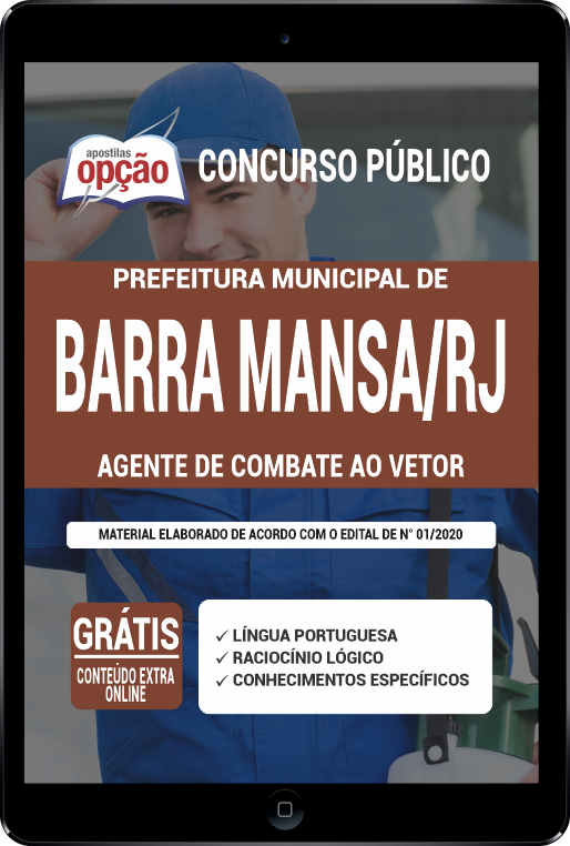 Apostila Prefeitura  Barra Mansa - RJ PDF - Agente de Combate ao Vetor