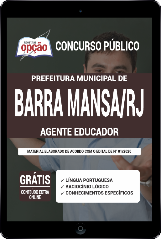 Apostila Prefeitura  de Barra Mansa - RJ PDF - Agente Educador