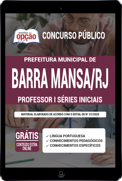 Apostila Prefeitura  Barra Mansa - RJ PDF - Professor I Séries Iniciais