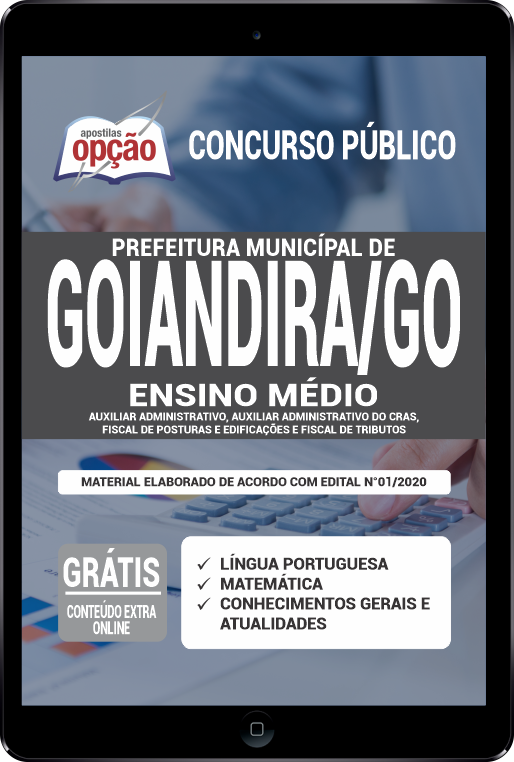 Apostila Prefeitura de Goiandira - GO PDF - Ensino Médio