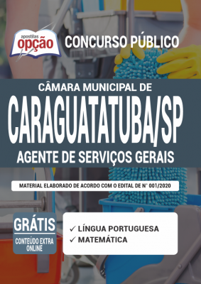 Apostila Câmara de Caraguatatuba - SP - Auxiliar de Serviços Gerais