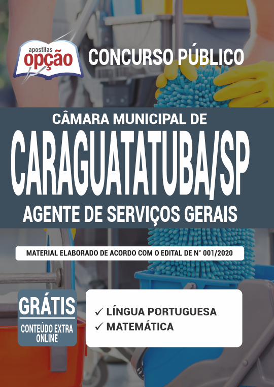 Apostila Câmara de Caraguatatuba - SP - Aux de Serviços Gerais