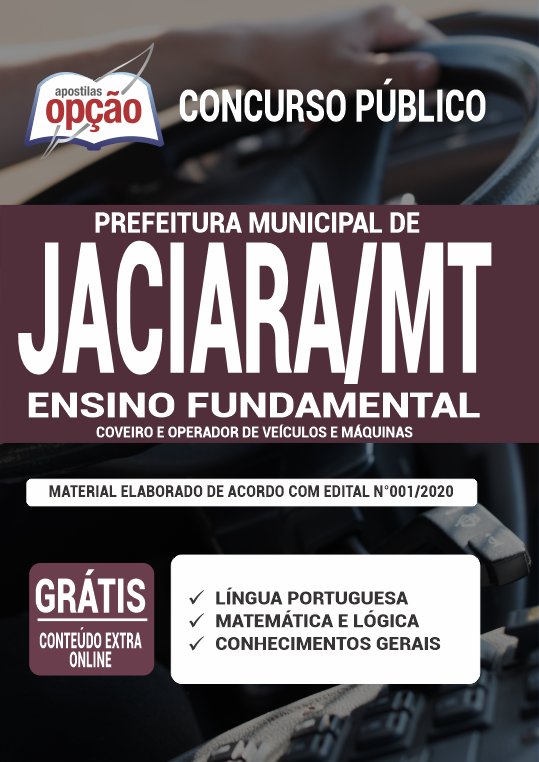 Apostila Prefeitura de Jaciara - MT - Ensino Fundamental