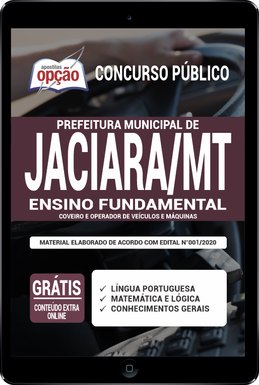 Apostila Prefeitura de Jaciara - MT PDF - Ensino Fundamental