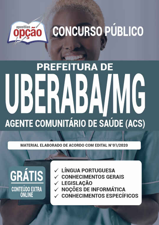 Apostila Prefeitura de Uberaba - MG - Agente Comunitário de Saúde