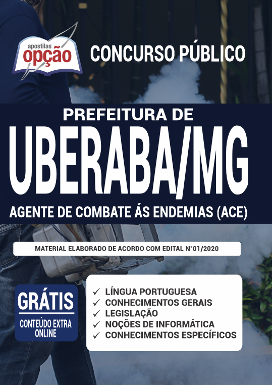 Apostila Prefeitura de Uberaba - MG - Agente de Combate às Endemias