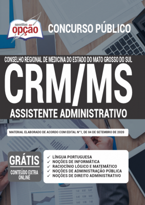 Apostila CRM-MS - Assistente Administrativo