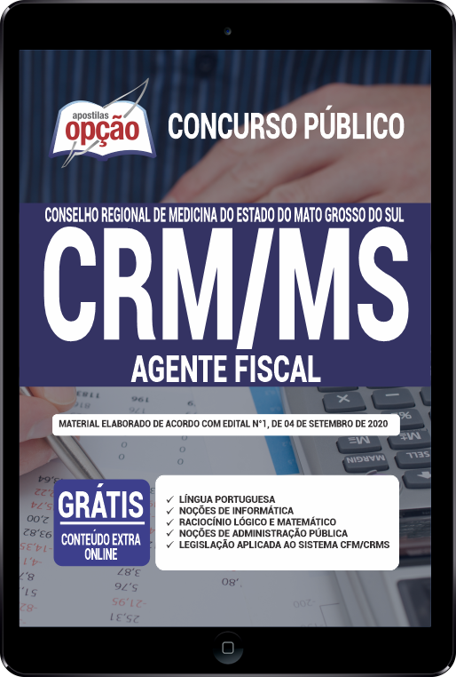 Apostila CRM-MS em PDF - Agente Fiscal