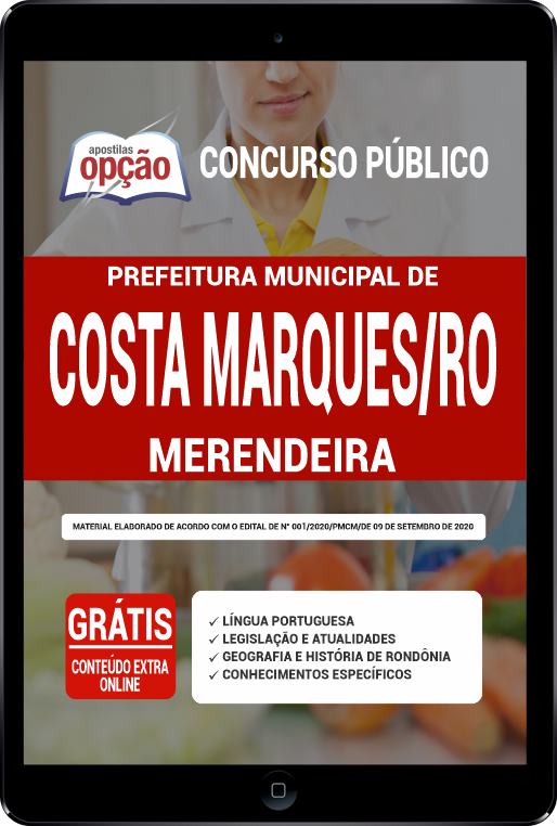 Apostila Prefeitura de Costa Marques - RO PDF - Merendeira