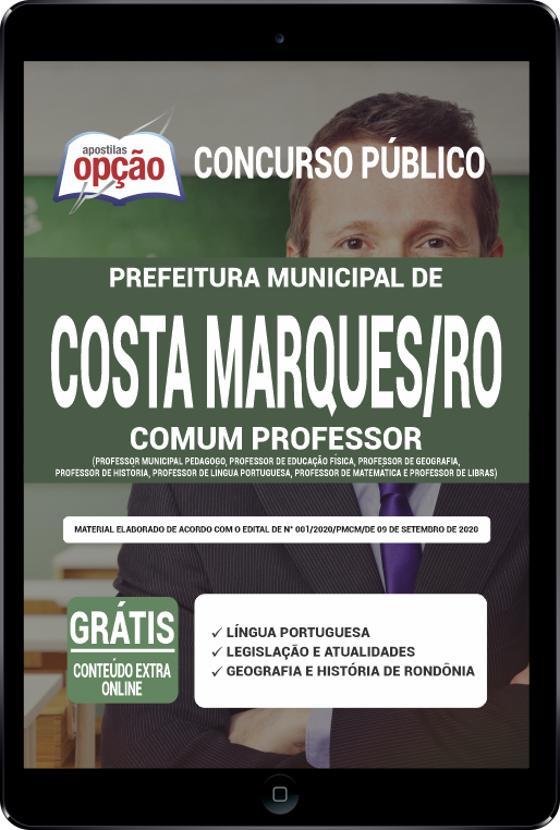 Apostila Prefeitura  Costa Marques - RO PDF - Comum Professor