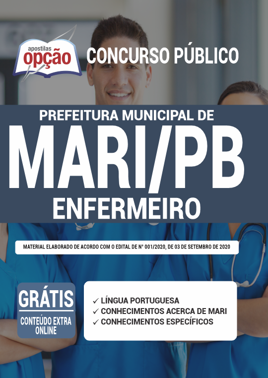 Apostila Prefeitura de Mari - PB - Enfermeiro