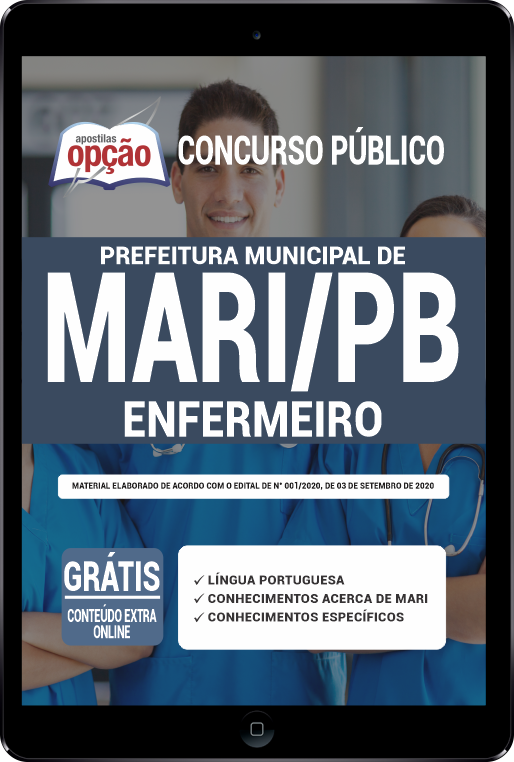 Apostila Prefeitura de Mari - PB PDF - Enfermeiro