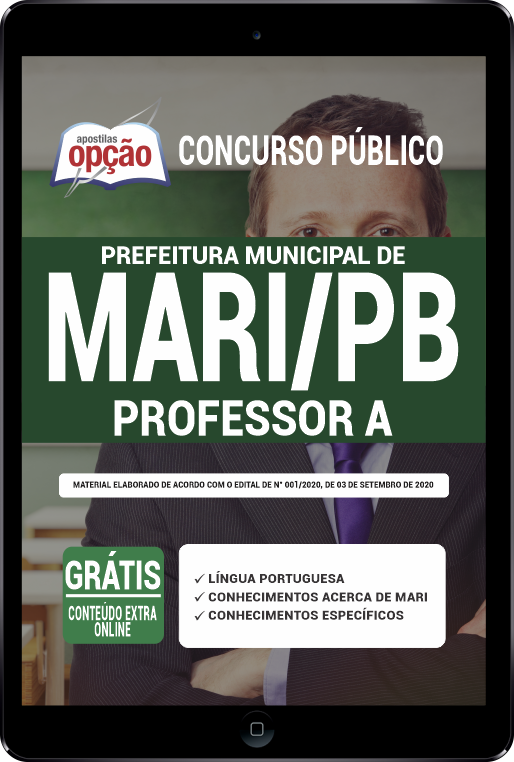 Apostila Prefeitura de Mari - PB PDF - Professor A