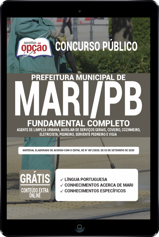 Apostila Prefeitura de Mari - PB PDF - Fundamental Completo