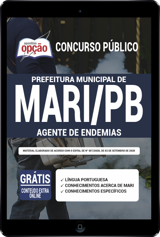 Apostila Prefeitura de Mari - PB PDF - Agente de Endemias