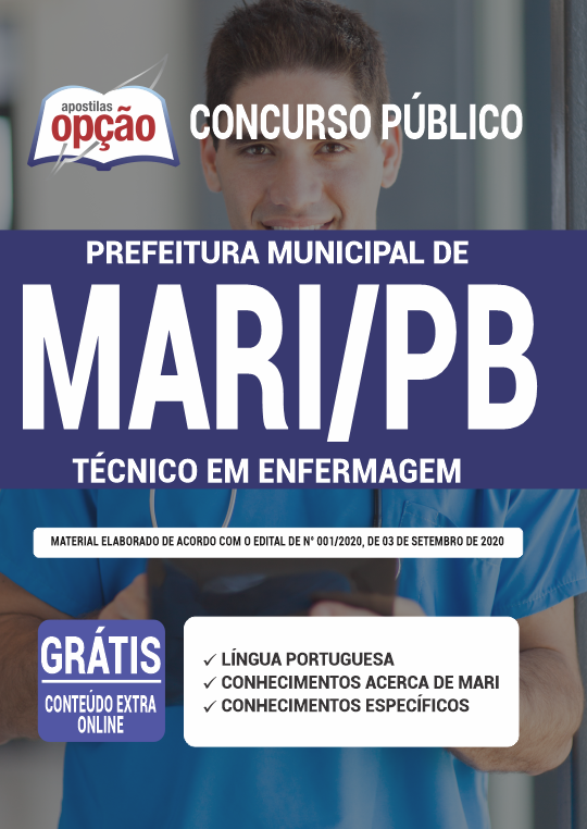 Apostila Prefeitura de Mari - PB - Técnico em Enfermagem