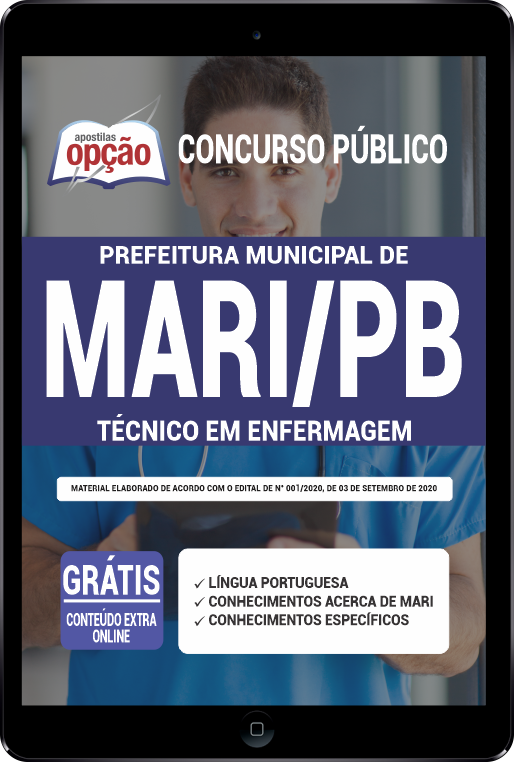 Apostila Prefeitura de Mari - PB PDF - Técnico em Enfermagem