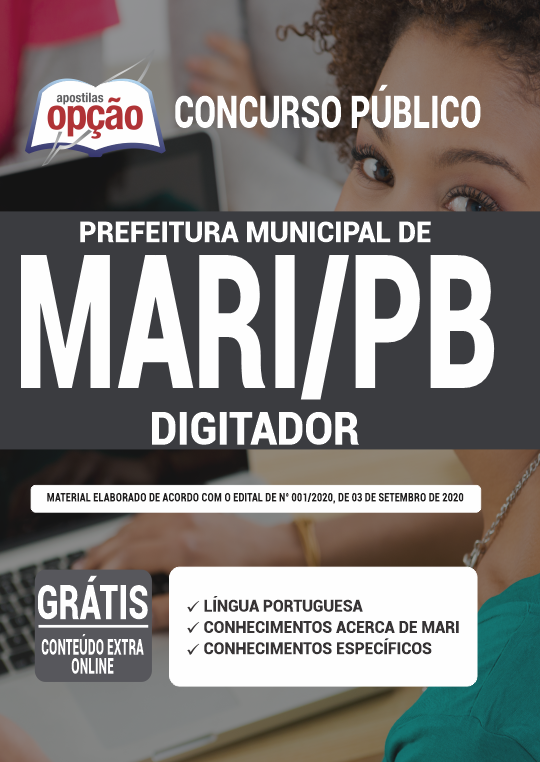 Apostila Prefeitura de Mari - PB - Digitador