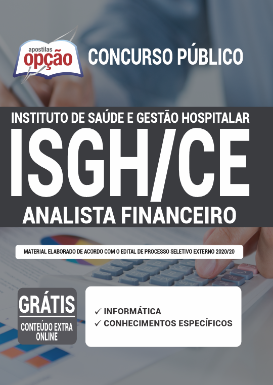 Apostila ISGH-CE em PDF - Analista Financeiro