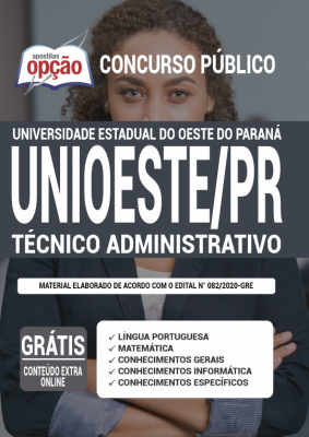 Apostila UNIOESTE-PR - Técnico Administrativo