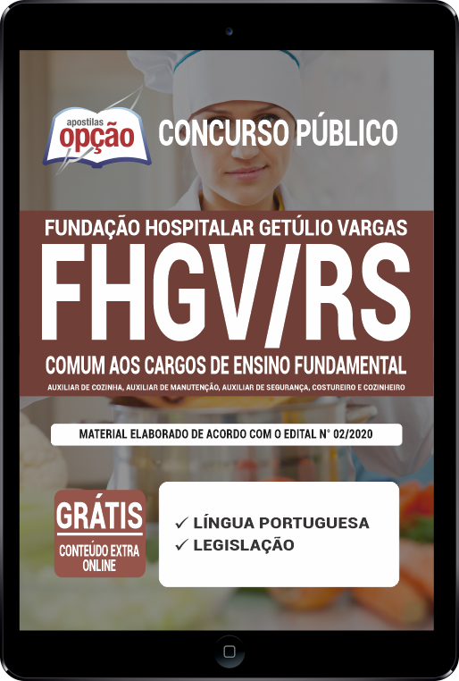 Apostila FHGV-RS PDF - Comum aos Cargos de Ensino Fundamental