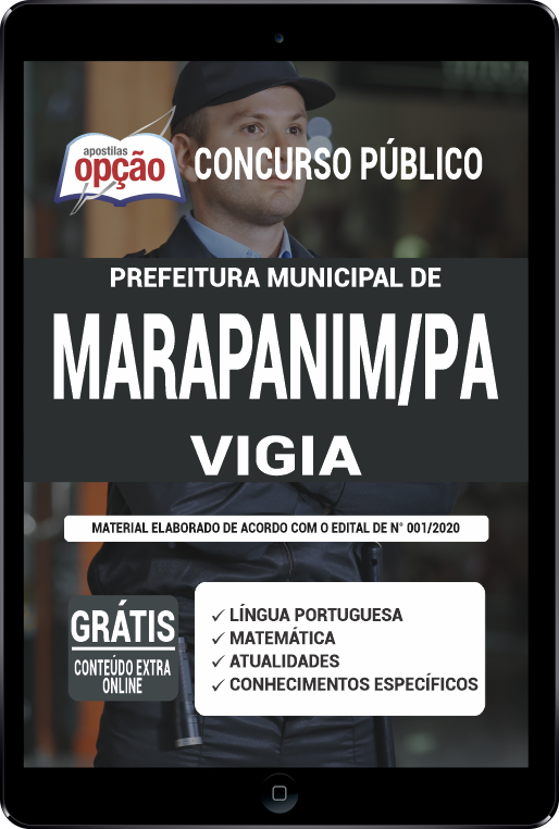 Apostila Prefeitura de Marapanim - PA em PDF - Vigia