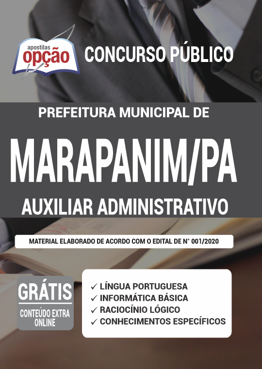 Apostila Prefeitura de Marapanim - PA - Auxiliar Administrativo