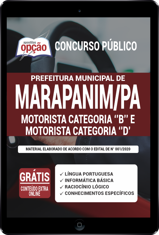 Apostila Prefeitura de Marapanim - PA PDF - Motorista B e D