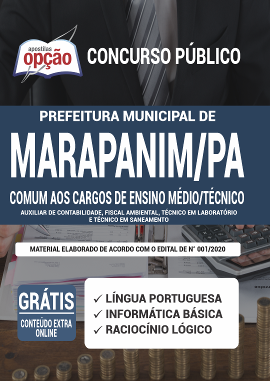 Apostila Prefeitura de Marapanim - PA - Ensino Médio/Técnico