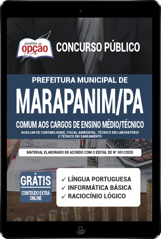 Apostila Prefeitura de Marapanim - PA PDF - Ensino Médio/Técnico