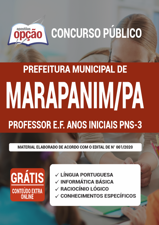 Apostila Prefeitura  Marapanim PA - Professor EF Anos Iniciais PNS-3