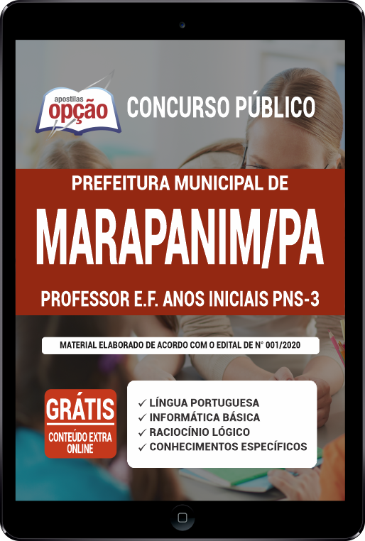 Apostila Prefeitura  Marapanim PA PDF Professor EF Anos Iniciais PNS-3