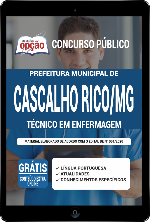 Apostila Prefeitura de Cascalho Rico - MG PDF - Téc em Enfermagem