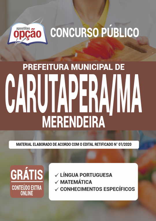 Apostila Prefeitura de Carutapera - MA - Merendeira