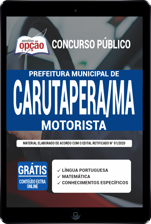 Apostila Prefeitura de Carutapera - MA PDF - Motorista