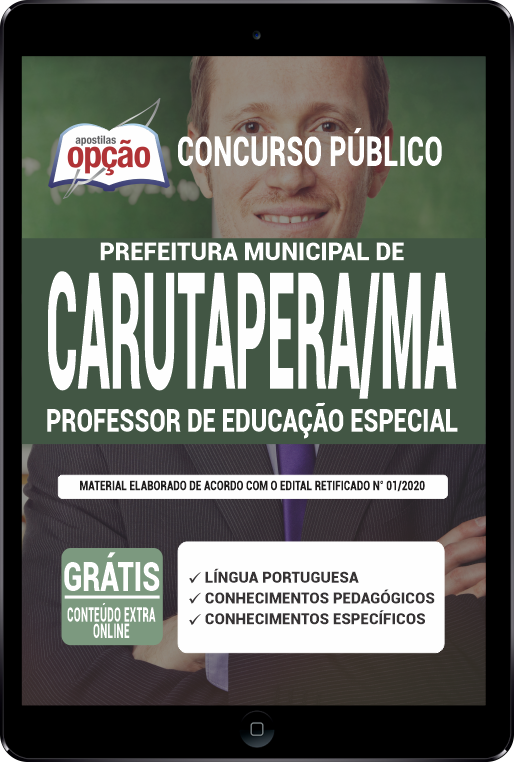 Apostila Prefeitura  Carutapera - MA PDF - Professor de Educação Especial