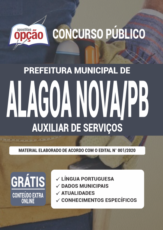 Apostila Prefeitura de Alagoa Nova - PB - Auxiliar de Serviços