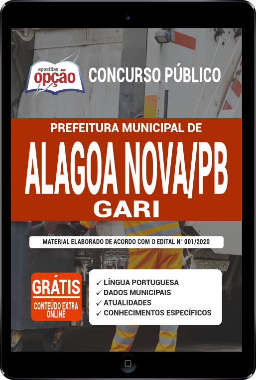 Apostila Prefeitura de Alagoa Nova - PB PDF - Gari