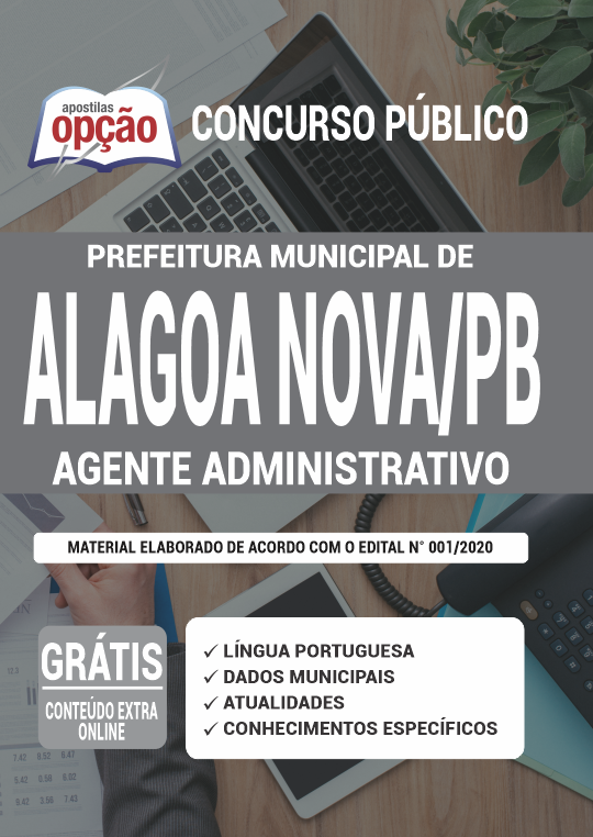 Apostila Prefeitura de Alagoa Nova - PB - Agente Administrativo